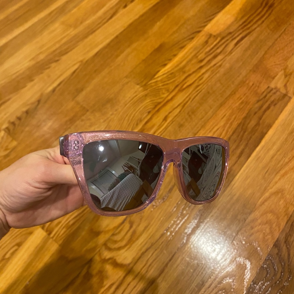 Diff Purple Glitter Sunglasses